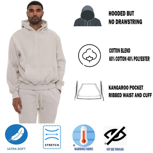Unisex Oversize Cotton Blend Hoodie
