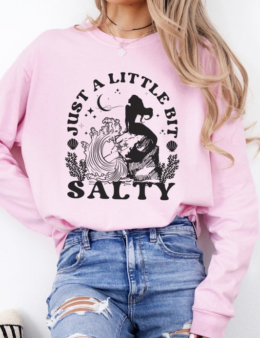 Unisex Oversized Cotton Mermaid Graphic Tee
