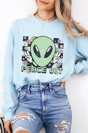 Unisex Oversized Long Sleeve Graphic Tee