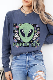 Unisex Oversized Long Sleeve Graphic Tee