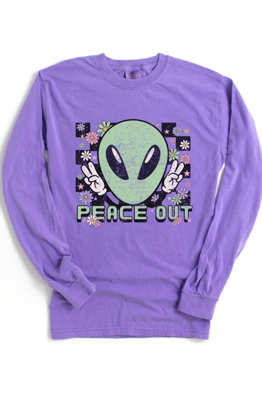 Unisex Oversized Long Sleeve Graphic Tee