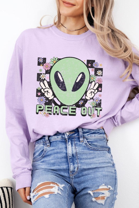 Unisex Oversized Long Sleeve Graphic Tee