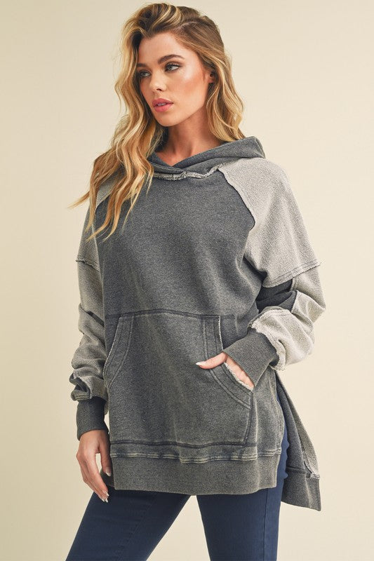 Women's Relaxed Washed Cotton Hoodie