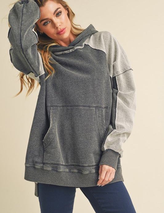 Women's Relaxed Washed Cotton Hoodie