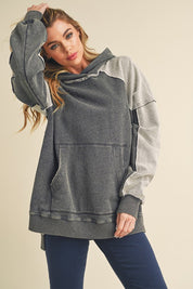 Women's Relaxed Washed Cotton Hoodie