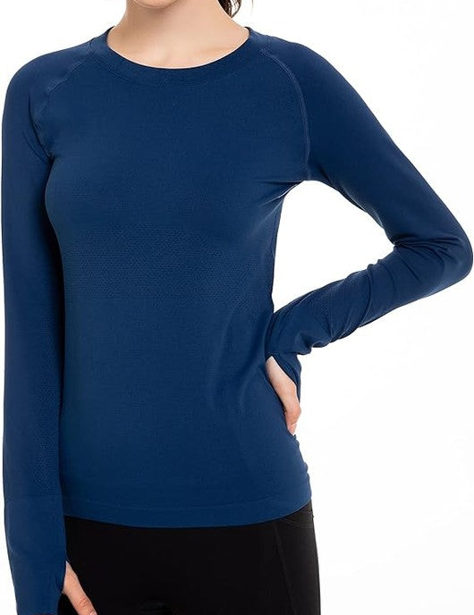 Long Sleeve Workout Shirts for Women