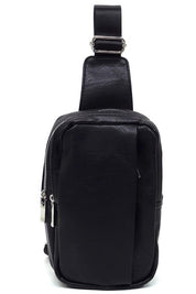 Women's Adjustable Faux Leather Sling Bag Backpack