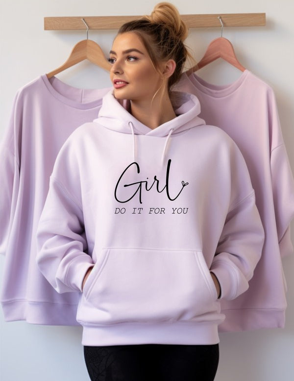 Girls' Graphic Hoodie - Softest Ever Comfort Wear