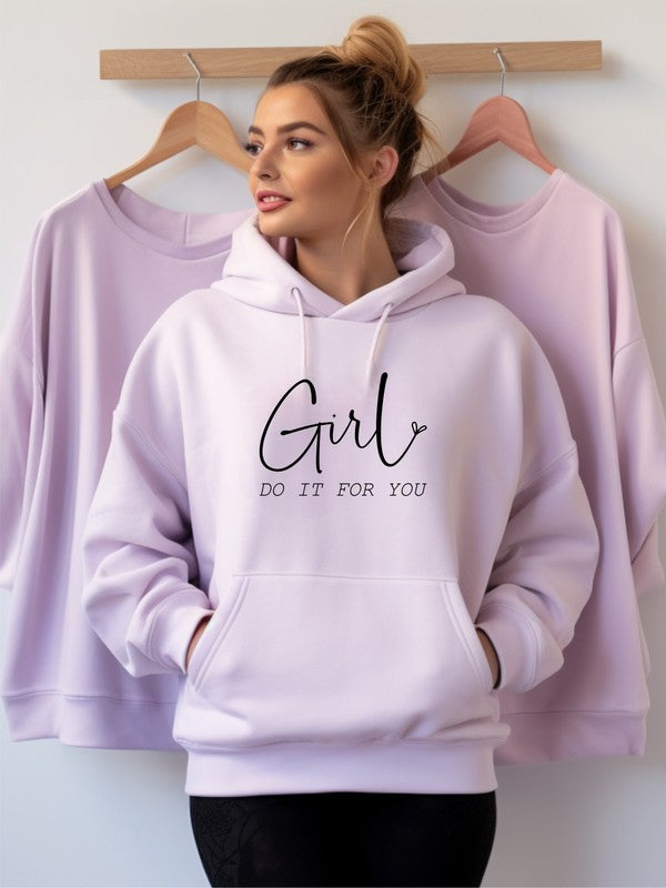 Girls' Graphic Hoodie - Softest Ever Comfort Wear