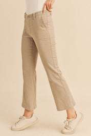 Women's Flared Mid-Rise Denim Pants