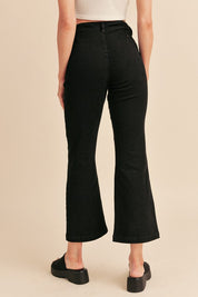 Women's Flared Mid-Rise Denim Pants