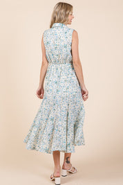 Floral Eyelet Midi Sundress