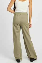 HIGH WAISTED WIDE LEG PANTS