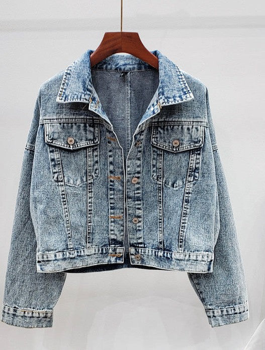 Women's Fringed Denim Jacket