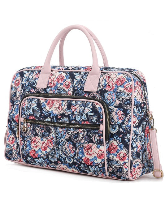 MKF Collection Jayla Botanical Pattern Duffle Bag