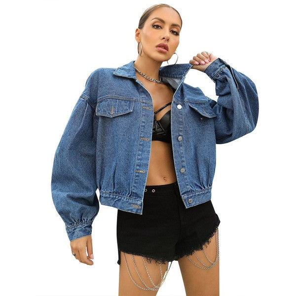 Women's Oversized Denim Jacket