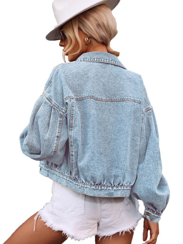 Women's Oversized Denim Jacket