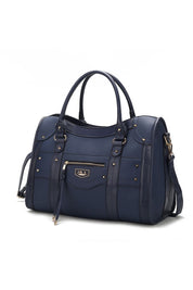 Women's Stylish Vegan Leather Duffle Weekender Bag