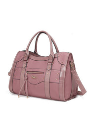 Women's Stylish Vegan Leather Duffle Weekender Bag