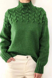 Women's Mock Neck Knit Sweater