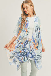 Women's Forest Print Kimono