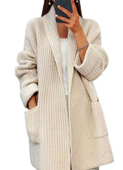 Women's Cozy Knit Cardigan with Pockets