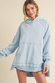 Women's Relaxed Washed Cotton Hoodie