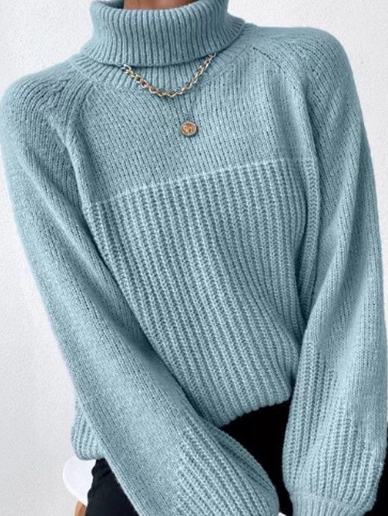 Women's Cozy Knit Turtleneck Sweater