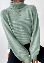 Women's Cozy Knit Turtleneck Sweater