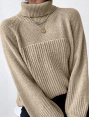 Women's Cozy Knit Turtleneck Sweater