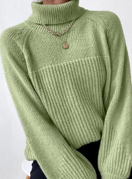 Women's Cozy Knit Turtleneck Sweater