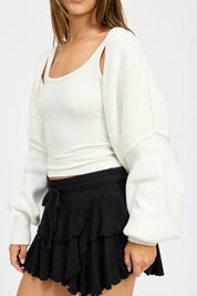 Women's Oversized Cardigan Shrug for Cozy Layering