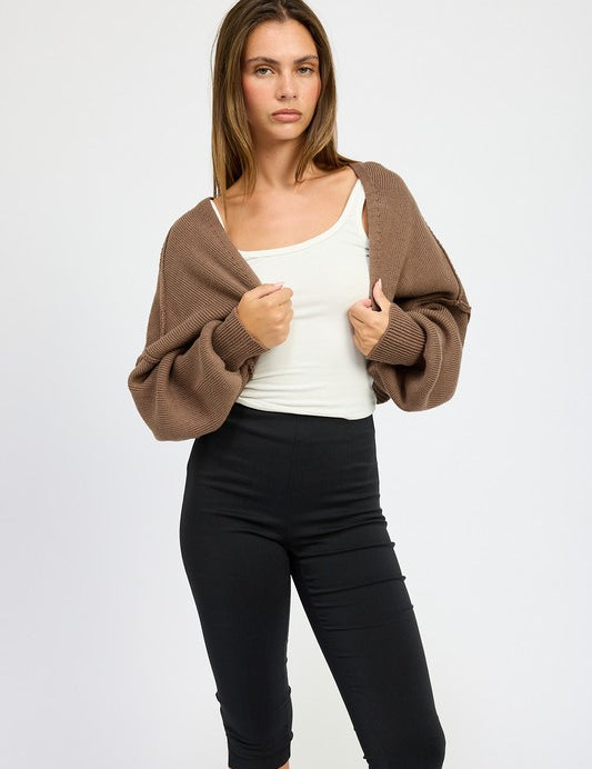 Women's Oversized Cardigan Shrug for Cozy Layering