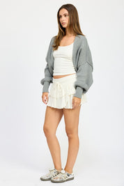 Women's Oversized Cardigan Shrug for Cozy Layering