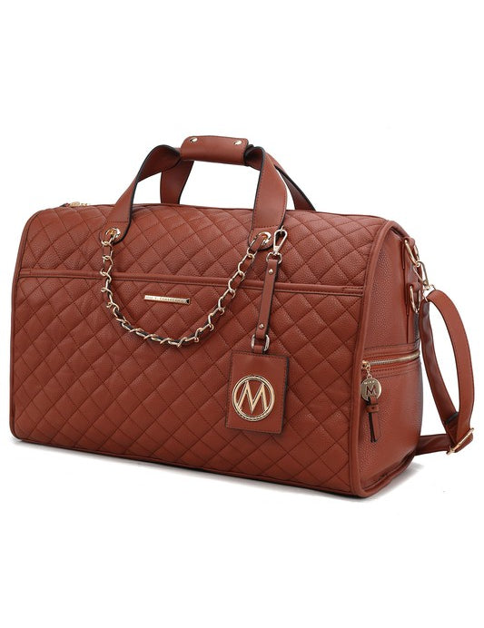 MKF Lexie Vegan Leather Women Duffle by Mia K