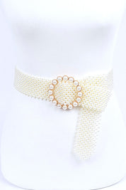 Women's Pearl Beaded Fashion Belt