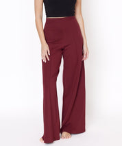 PONTE WIDE LEG FULL LENGTH PANTS