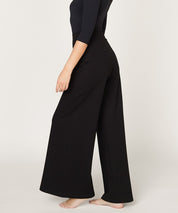 PONTE WIDE LEG FULL LENGTH PANTS