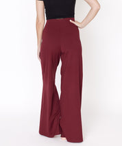 PONTE WIDE LEG FULL LENGTH PANTS