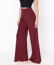 PONTE WIDE LEG FULL LENGTH PANTS