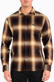 Men's Regular Fit Plaid Flannel Button Down Shirt