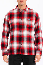 Men's Regular Fit Plaid Flannel Button Down Shirt