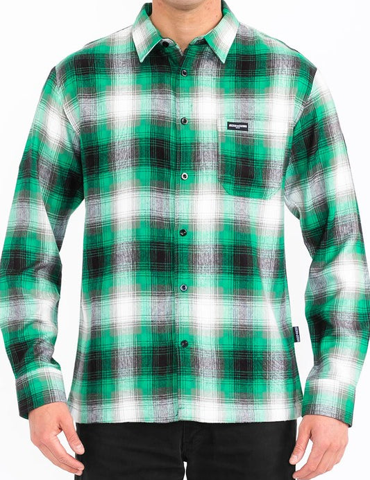 Men's Regular Fit Plaid Flannel Button Down Shirt