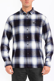 Men's Regular Fit Plaid Flannel Button Down Shirt