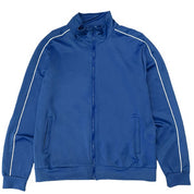 Men's Solid Flared Track Jacket with Side Piping