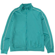 Men's Solid Flared Track Jacket with Side Piping