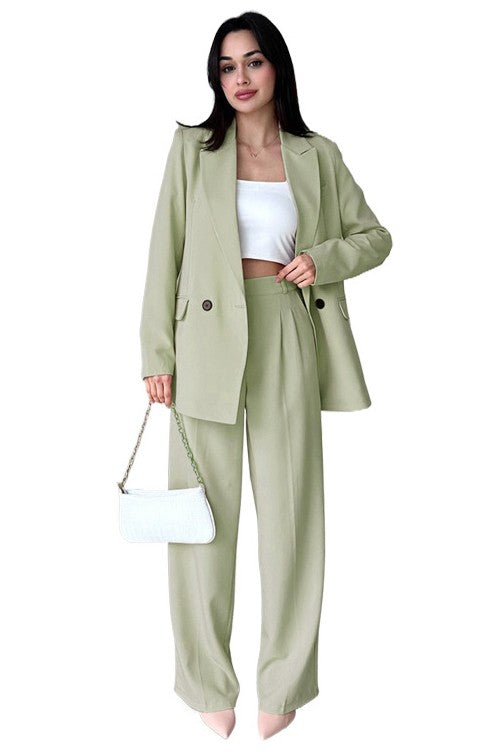 WOMEN FASHION BLAZERS SUIT SET