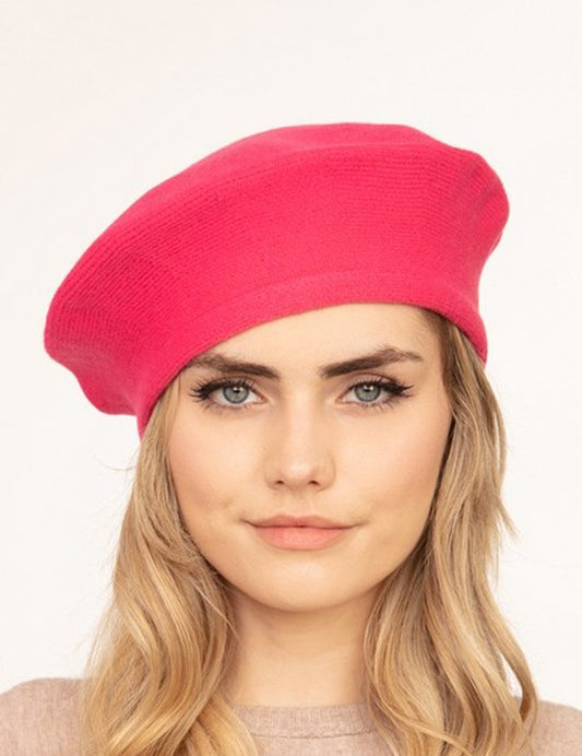 Women's Stretch Fit Acrylic Beret Hat