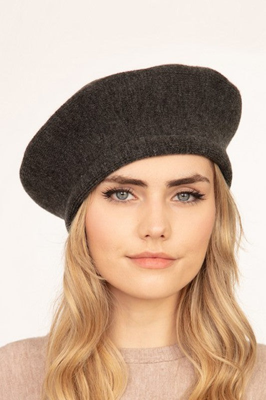 Women's Stretch Fit Acrylic Beret Hat