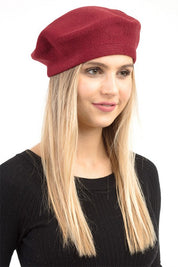 Women's Stretch Fit Acrylic Beret Hat